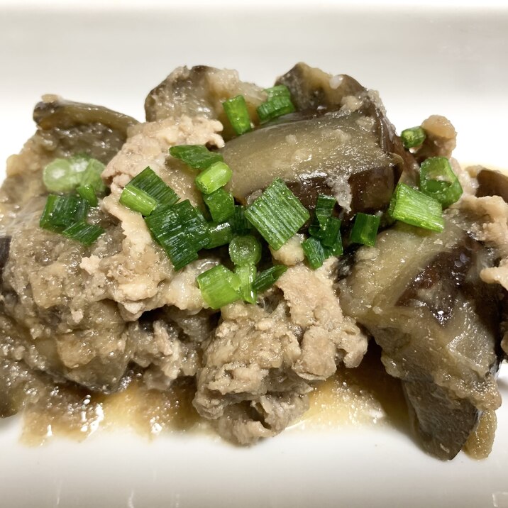 和食レシピ なすと豚肉のおろし煮